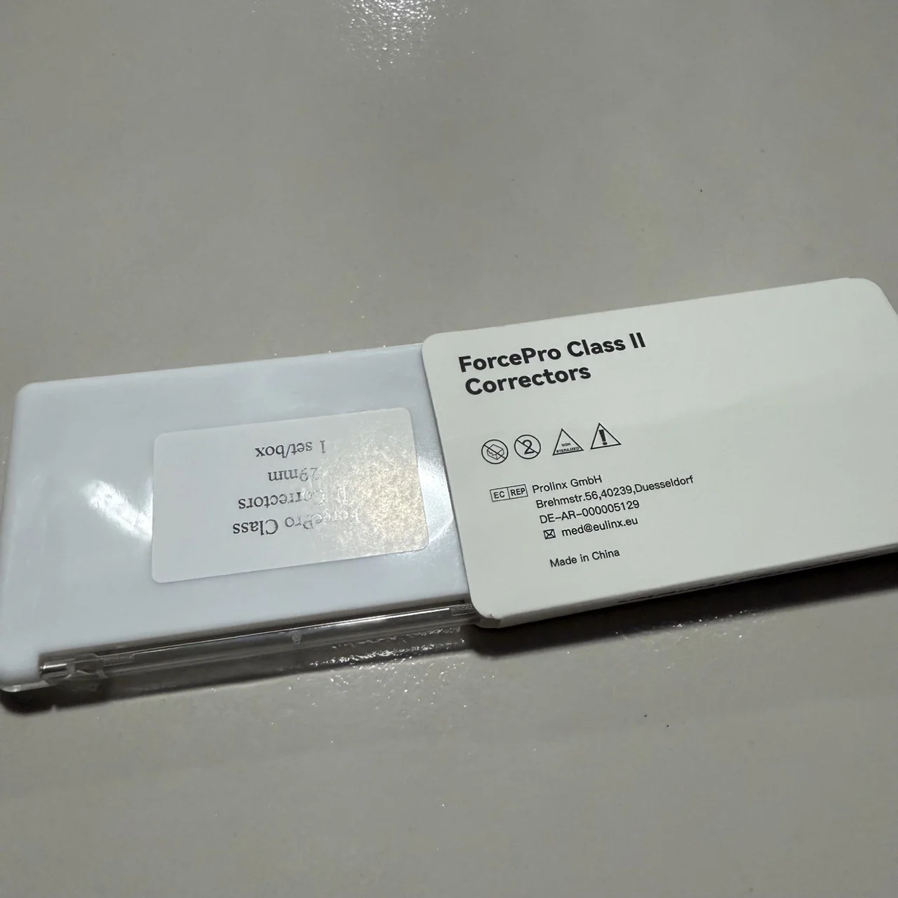 Stainless Steel Material 1Set Dental Orthodontic Forcepro Class II Correctors Appliance
Stainless Steel Material 1Set Dental Orthodontic Forcepro Class II Correctors Appliance