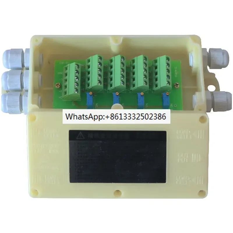 4PCS Electronic scale waterproof junction box with 5 holes and 4 wires/weighing sensor/batching/mixing station junction box
4PCS Electronic scale waterproof junction box with 5 holes and 4 wires/weighing sensor/batching/mixing station junction box