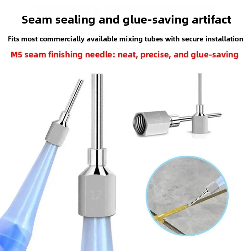 M5 Thread Caulking Gun Nozzle - Labor-Saving Applicator Tip for Grout and Sealant
M5 Thread Caulking Gun Nozzle - Labor-Saving Applicator Tip for Grout and Sealant