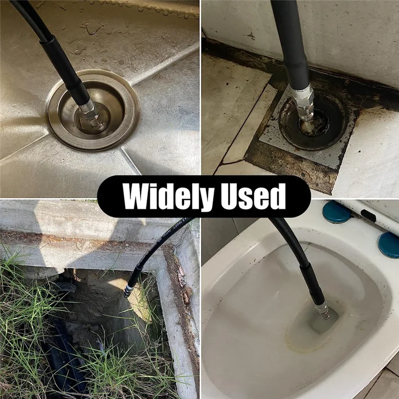 ABKJ-Sewer Jetter Nozzle For Pressure Washer,Drain Cleaning Tips,Rotating Button Nose With 1/4 Inch Quick Connect,5000PSI
ABKJ-Sewer Jetter Nozzle For Pressure Washer,Drain Cleaning Tips,Rotating Button Nose With 1/4 Inch Quick Connect,5000PSI