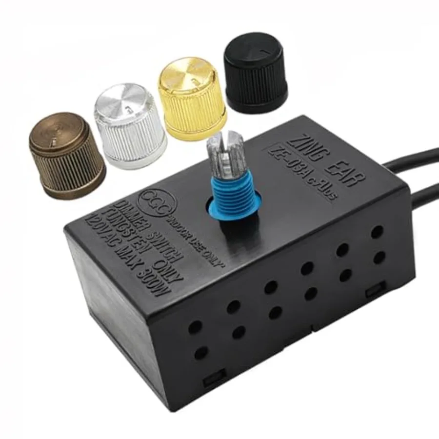 Table Lamp Kit Zing Ear 300W Max Inline Rheostat Variable Lamp with 4 Knobs
Table Lamp Kit Zing Ear 300W Max Inline Rheostat Variable Lamp with 4 Knobs