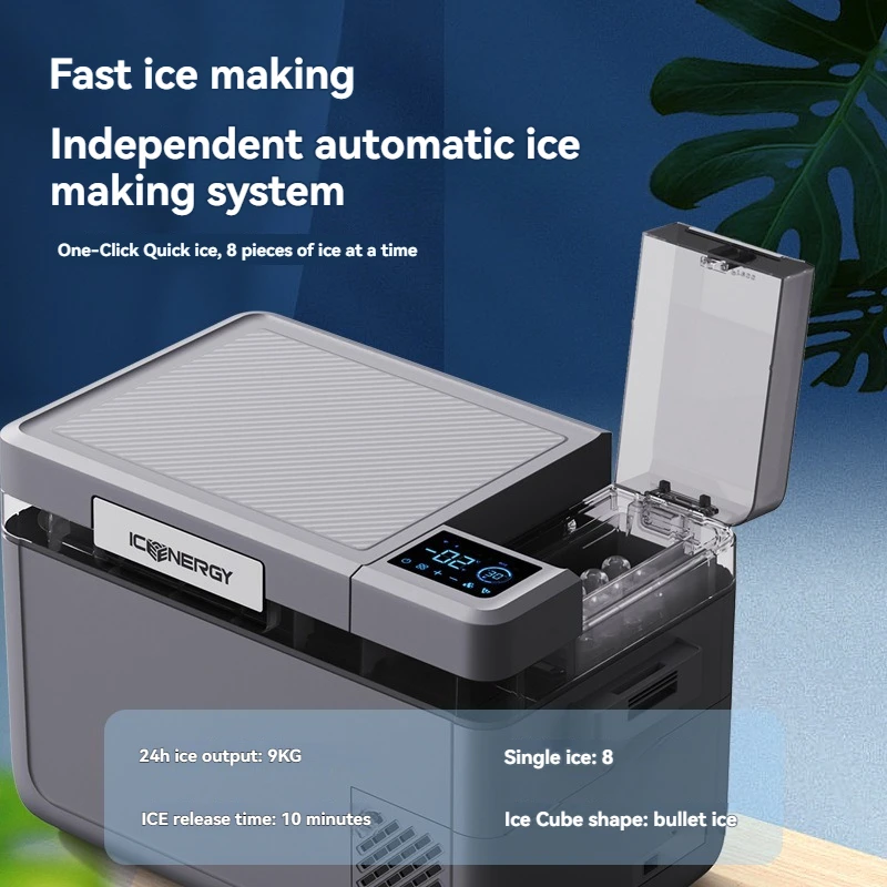 Fast Cooling Truck Fridge Ice Maker Large Capacity Freezer Box for Heavy Duty Long Haul Semi Truck RV Camper Van
Fast Cooling Truck Fridge Ice Maker Large Capacity Freezer Box for Heavy Duty Long Haul Semi Truck RV Camper Van
