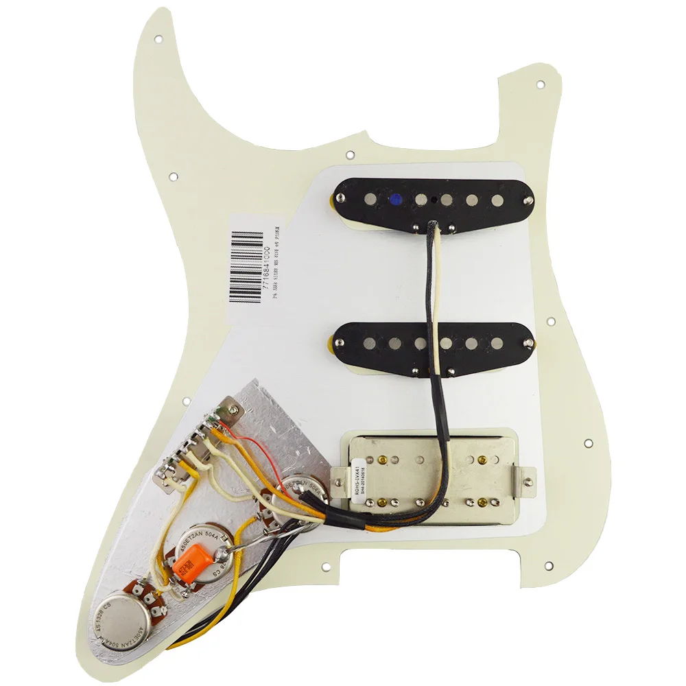 HSS Texas Blues с SH4 / S *hr стиль SSV Bridge Alnico 5 Электрогитара Предварительно смонтированная накладка Звукосниматель Проводка
HSS Texas Blues с SH4 / S *hr стиль SSV Bridge Alnico 5 Электрогитара Предварительно смонтированная накладка Звукосниматель Проводка