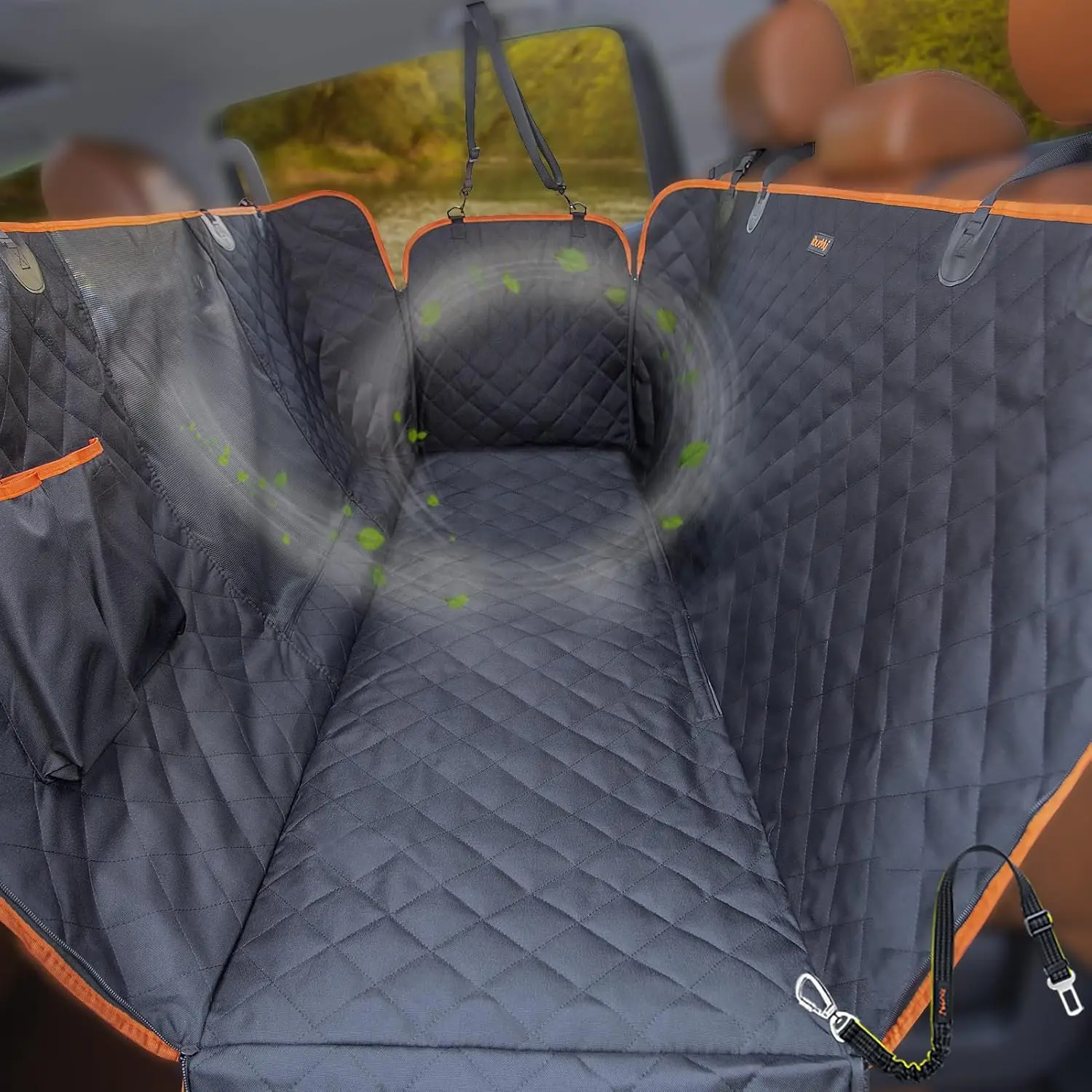 Waterproof Dog Seat Cover for Trucks, Protects from Hair and Scratches, Fits F150 Ram GMC Models
Waterproof Dog Seat Cover for Trucks, Protects from Hair and Scratches, Fits F150 Ram GMC Models