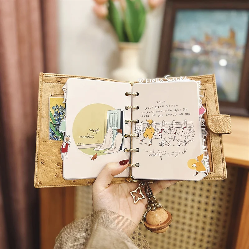 A5/A6/A7/M5 Yellow Retro Bookmarks Handbook Loose-Leaf 6 Holes Index Dividers For Students' Daily Study Stationery Student Gifts
A5/A6/A7/M5 Yellow Retro Bookmarks Handbook Loose-Leaf 6 Holes Index Dividers For Students' Daily Study Stationery Student Gifts