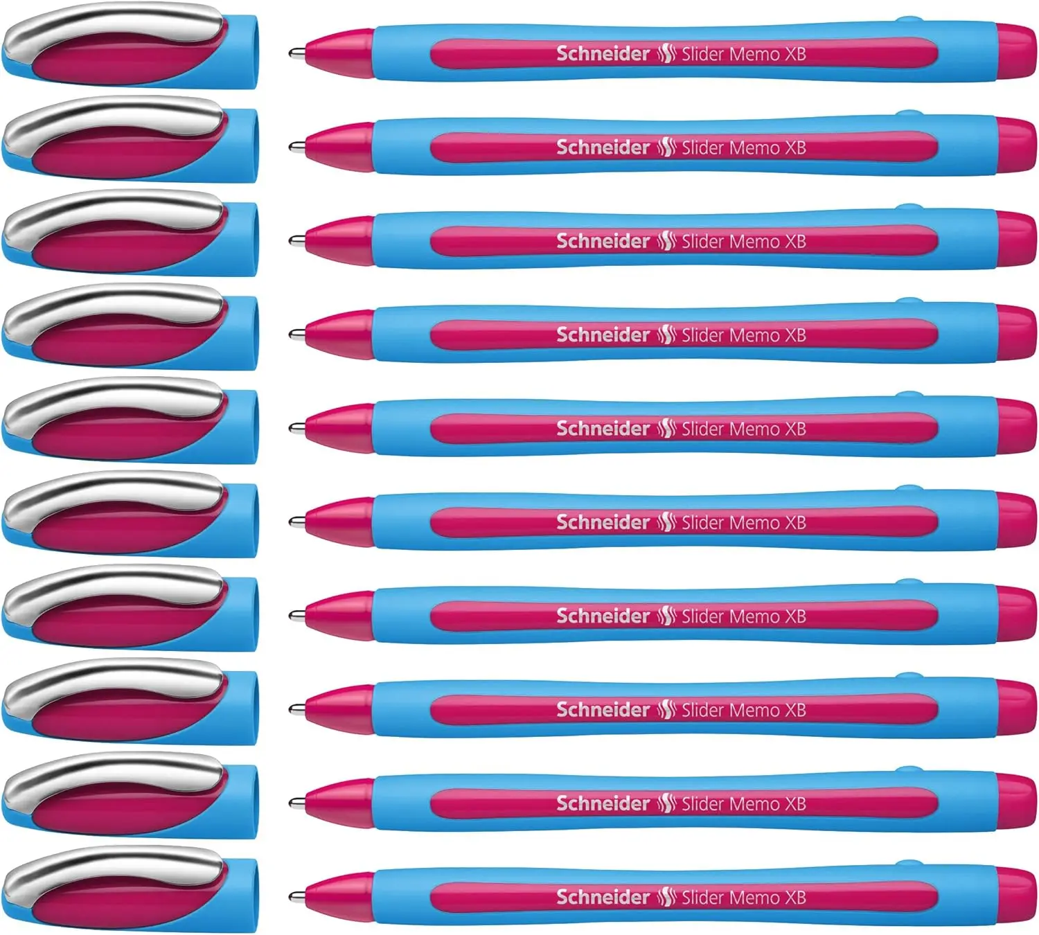 Extra Broad Ballpoint Pen, 1.4 mm, Light Blue Barrel, Pink Ink, Box of 10
Extra Broad Ballpoint Pen, 1.4 mm, Light Blue Barrel, Pink Ink, Box of 10