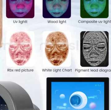21.5 Inch 3D Facial Skin Analyzer Machine, AI 8 Light Spectrum Skin Scanner for Hair Analysis & Beauty Care
21.5 Inch 3D Facial Skin Analyzer Machine, AI 8 Light Spectrum Skin Scanner for Hair Analysis & Beauty Care