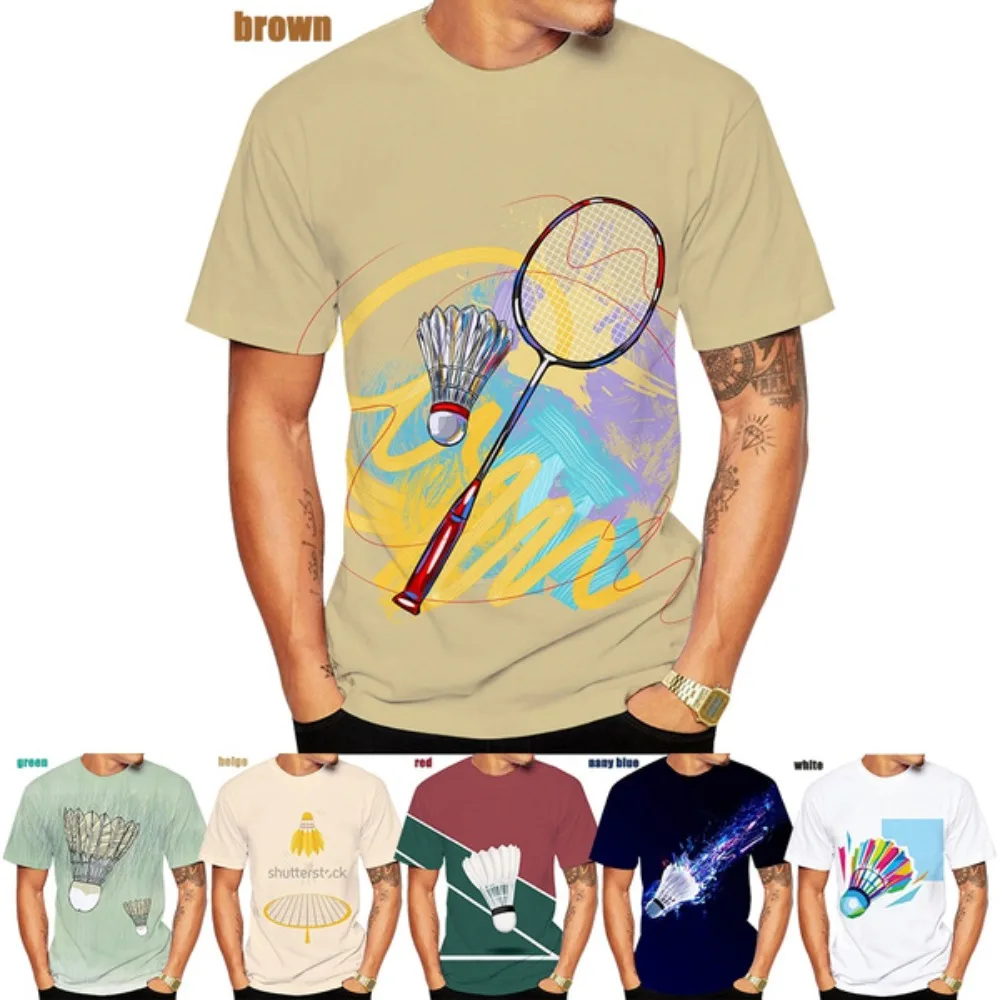 Summer New Popular Sports Badminton 3d Print T Shirt Men Cool Funny Creative Round Neck Tee FashionT Shirts
Summer New Popular Sports Badminton 3d Print T Shirt Men Cool Funny Creative Round Neck Tee FashionT Shirts