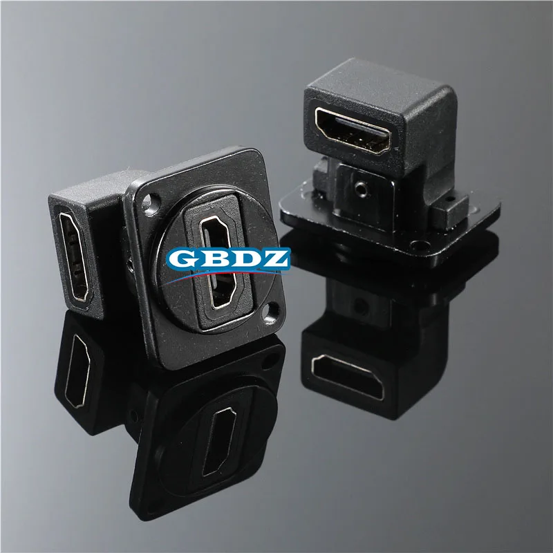 HDMI 2.0 Plug Adapter Type D 4K HD 90 Degree Right Angle L-Shaped Converter Two-Way Docking Module 86 Panel BaseVideo Connector
HDMI 2.0 Plug Adapter Type D 4K HD 90 Degree Right Angle L-Shaped Converter Two-Way Docking Module 86 Panel BaseVideo Connector
