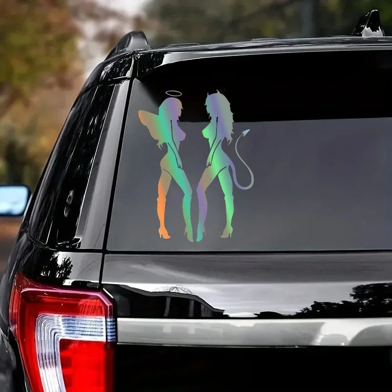 New Design Creative Angel and Devil Sexy Girl Decal Decorative Fun Personalized Decal for Cars and Motorcycles PVC Decal
New Design Creative Angel and Devil Sexy Girl Decal Decorative Fun Personalized Decal for Cars and Motorcycles PVC Decal