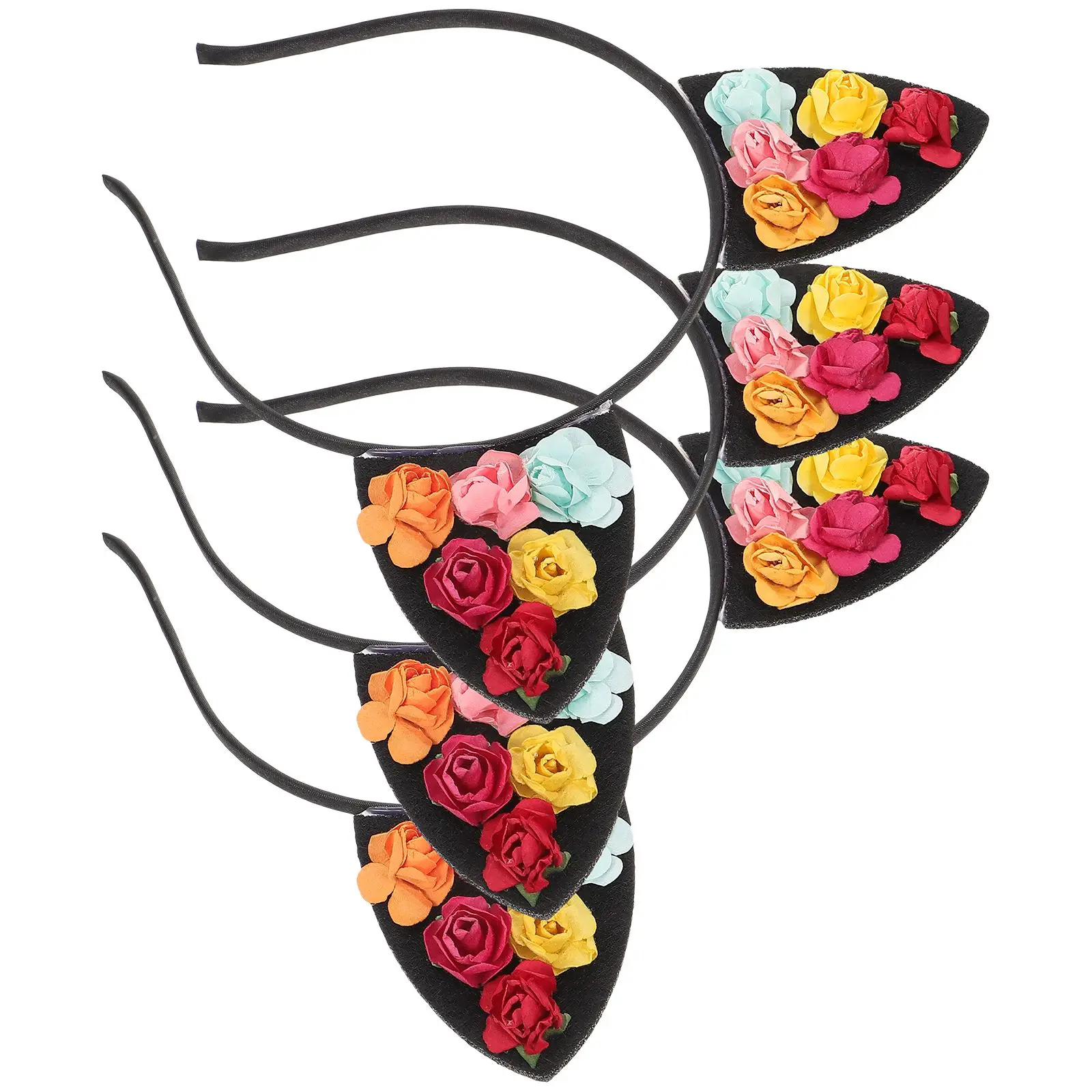 3 Pcs Cat Ears Headb Women Girls Colorful Hair Hoop Accessory Bride Elastic Floral Costume Party Wedding Photography
3 Pcs Cat Ears Headb Women Girls Colorful Hair Hoop Accessory Bride Elastic Floral Costume Party Wedding Photography