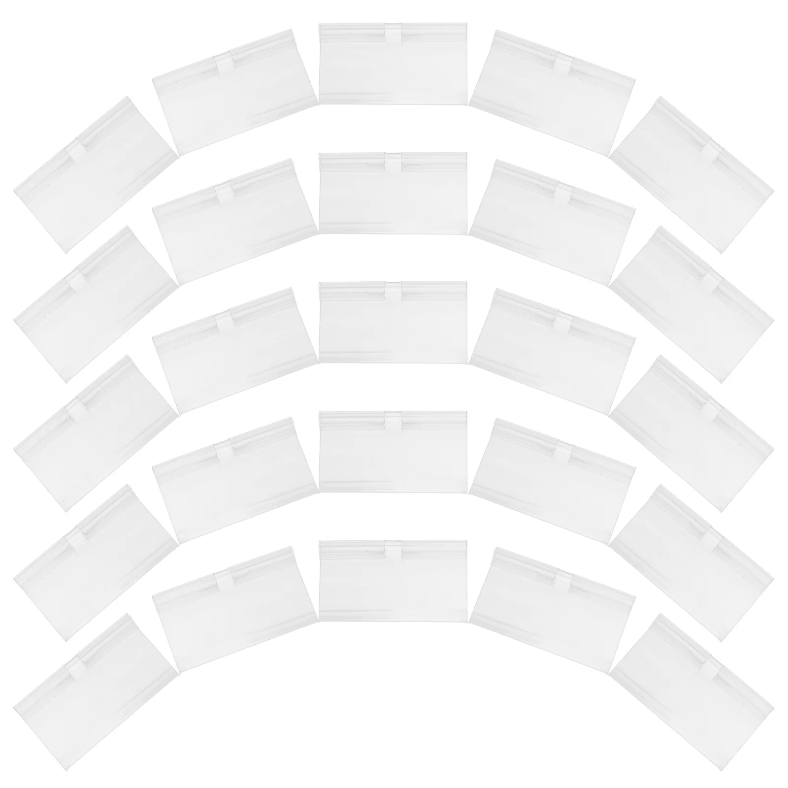 50 шт. прозрачных пластиковых ценников для стеллажей супермаркетов, прочный материал, держатель для этикеток, подставка для демонстрации товаров
50 шт. прозрачных пластиковых ценников для стеллажей супермаркетов, прочный материал, держатель для этикеток, подставка для демонстрации товаров