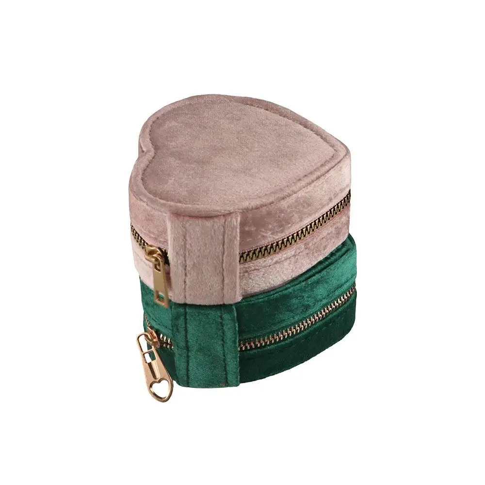 Simple Zipper Velvet Jewelry Box Solid Color Jewelry Display Necklace Ring Case Portable Container Earring Organizer Girls
Simple Zipper Velvet Jewelry Box Solid Color Jewelry Display Necklace Ring Case Portable Container Earring Organizer Girls