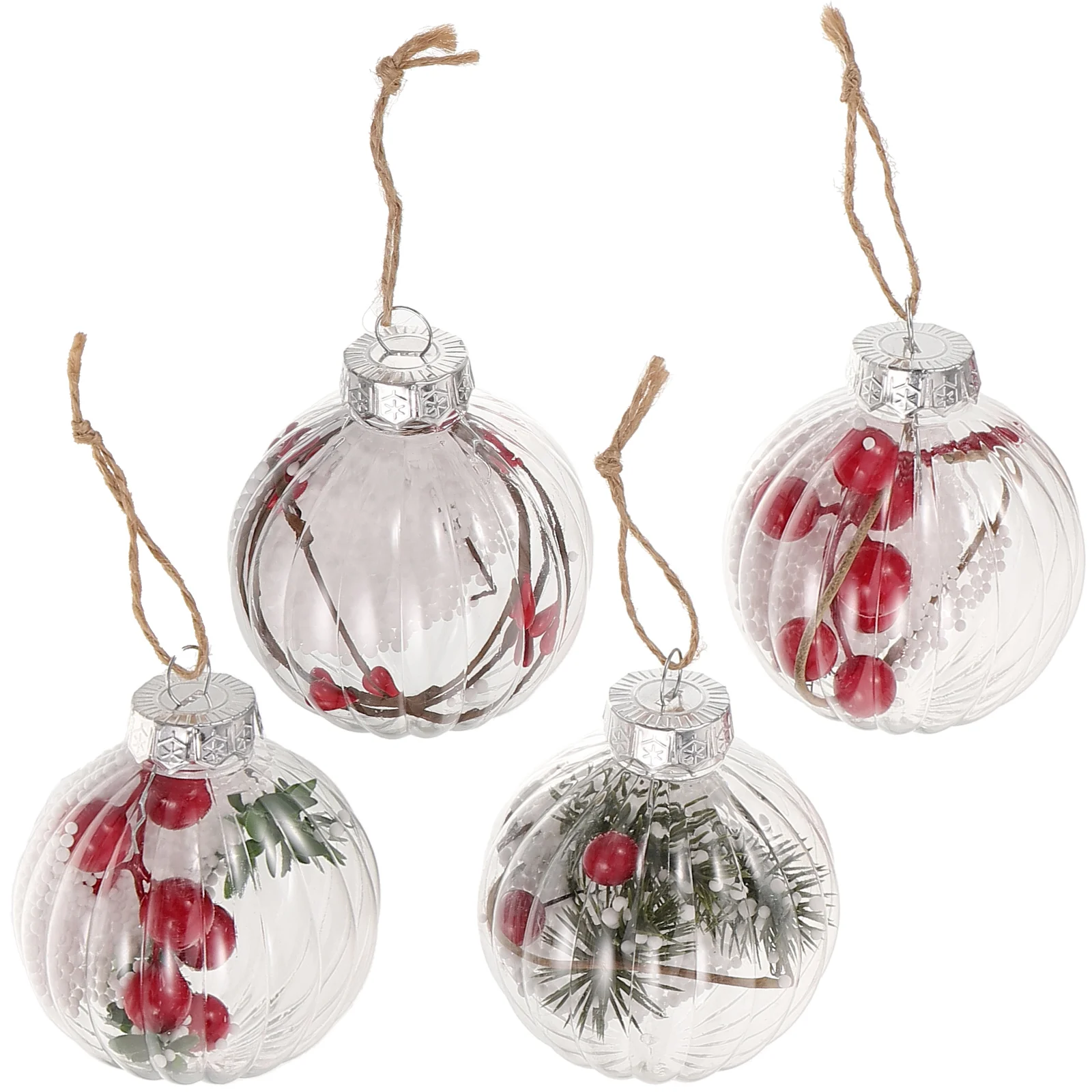 4Pcs Christmas Ball naments Plastic Hanging Decorations for Tree Door Wall Window Festive Gifts Christmas Holiday
4Pcs Christmas Ball naments Plastic Hanging Decorations for Tree Door Wall Window Festive Gifts Christmas Holiday