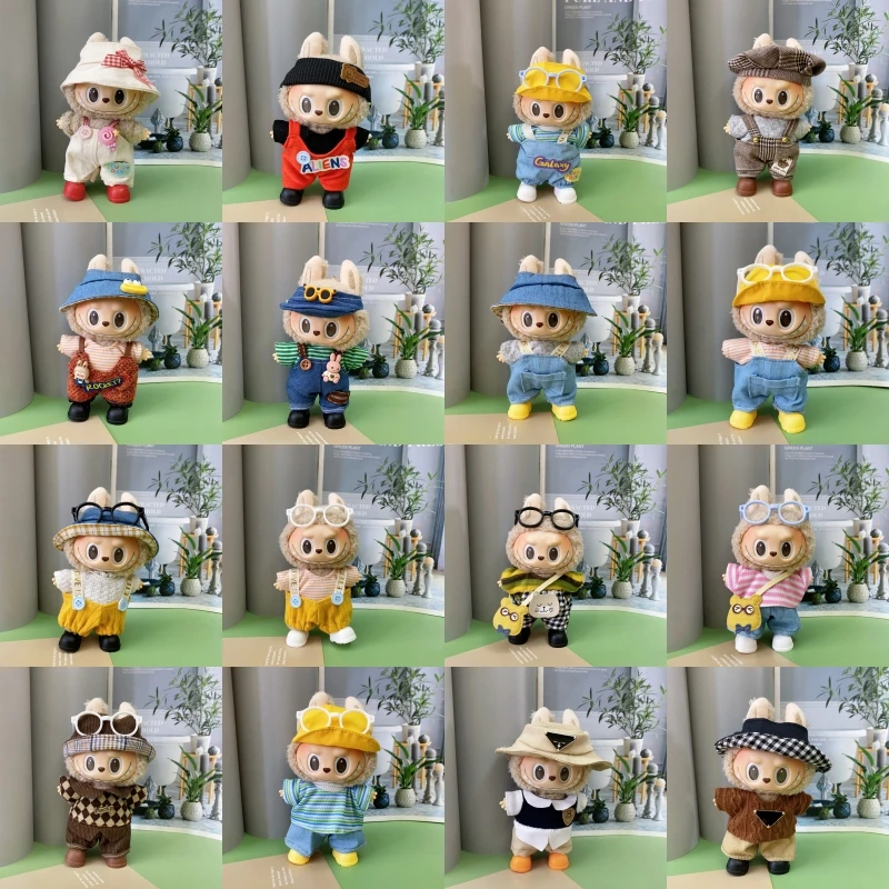 17cm Mini Plush Doll'S Clothes Accessories for 17cm Labubu V1 V2 New Clothes Accessories
17cm Mini Plush Doll'S Clothes Accessories for 17cm Labubu V1 V2 New Clothes Accessories