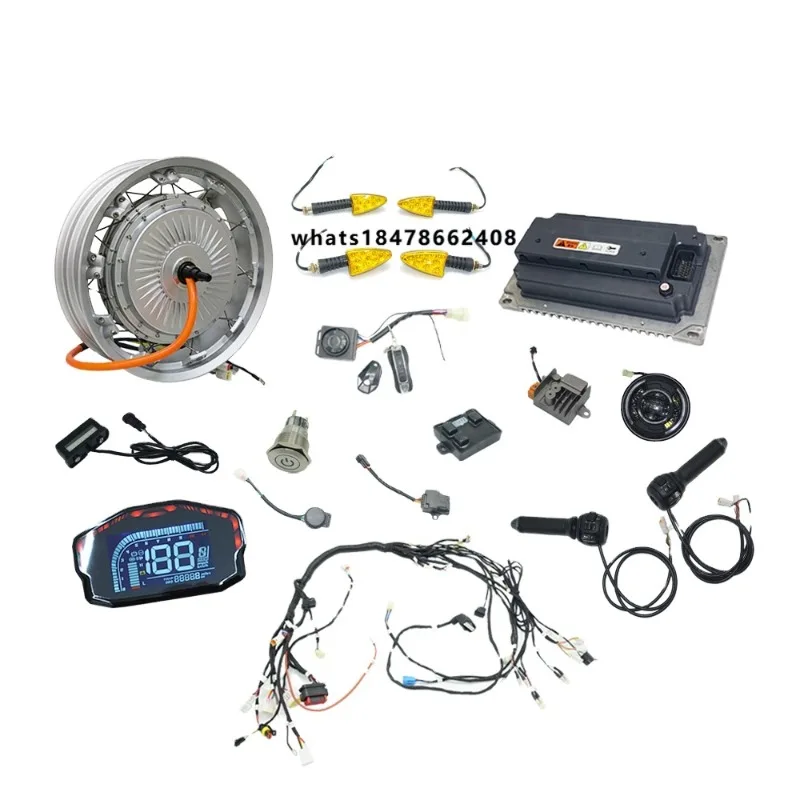 QS273 8000W V3 120kph E-motorcycle Spoke Hub Motor with 17x4.25 Moped Wheel Rim Conversion Kit with EM200-2
QS273 8000W V3 120kph E-motorcycle Spoke Hub Motor with 17x4.25 Moped Wheel Rim Conversion Kit with EM200-2