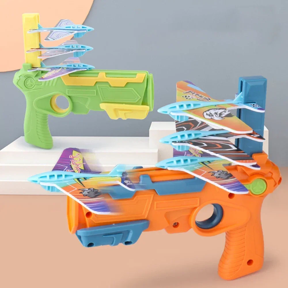 Airplane Launcher Guns Catapult Plane Toy Bubble Airplane Kit Outdoor Sport for Children Boys Girls Shooting Airplane Game Set
Airplane Launcher Guns Catapult Plane Toy Bubble Airplane Kit Outdoor Sport for Children Boys Girls Shooting Airplane Game Set