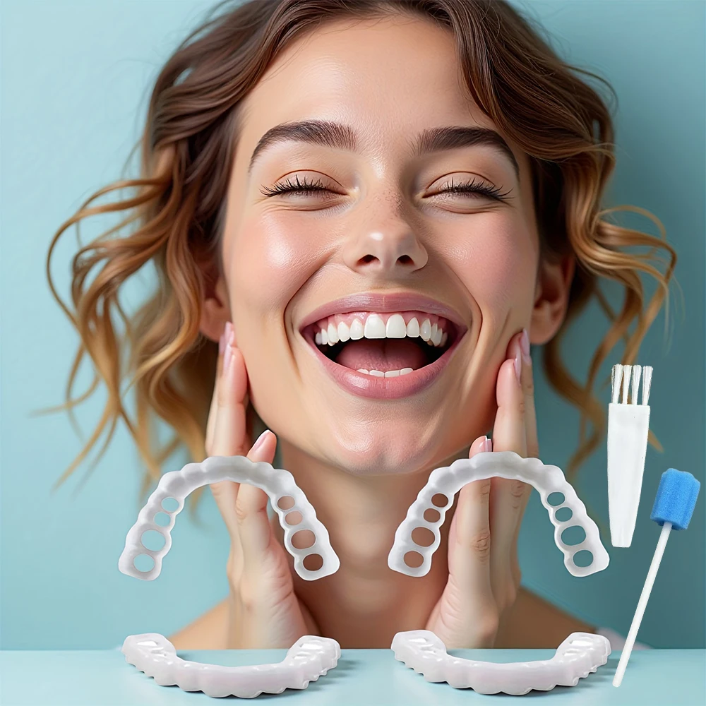 New Natural Simulation Teeth Veneers, Temporary Reusable False Teeth, Smooth edge, comfortable s H2931
New Natural Simulation Teeth Veneers, Temporary Reusable False Teeth, Smooth edge, comfortable s H2931
