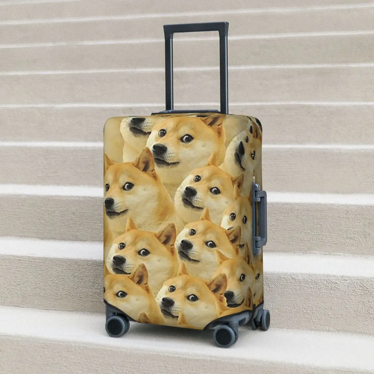 Doge Wow Pattern Shiba Inu Doggo Dog Meme Montage Suitcase Cover Protection Elastic Trip Luggage Protector Covers for 18-32 Inch
Doge Wow Pattern Shiba Inu Doggo Dog Meme Montage Suitcase Cover Protection Elastic Trip Luggage Protector Covers for 18-32 Inch
