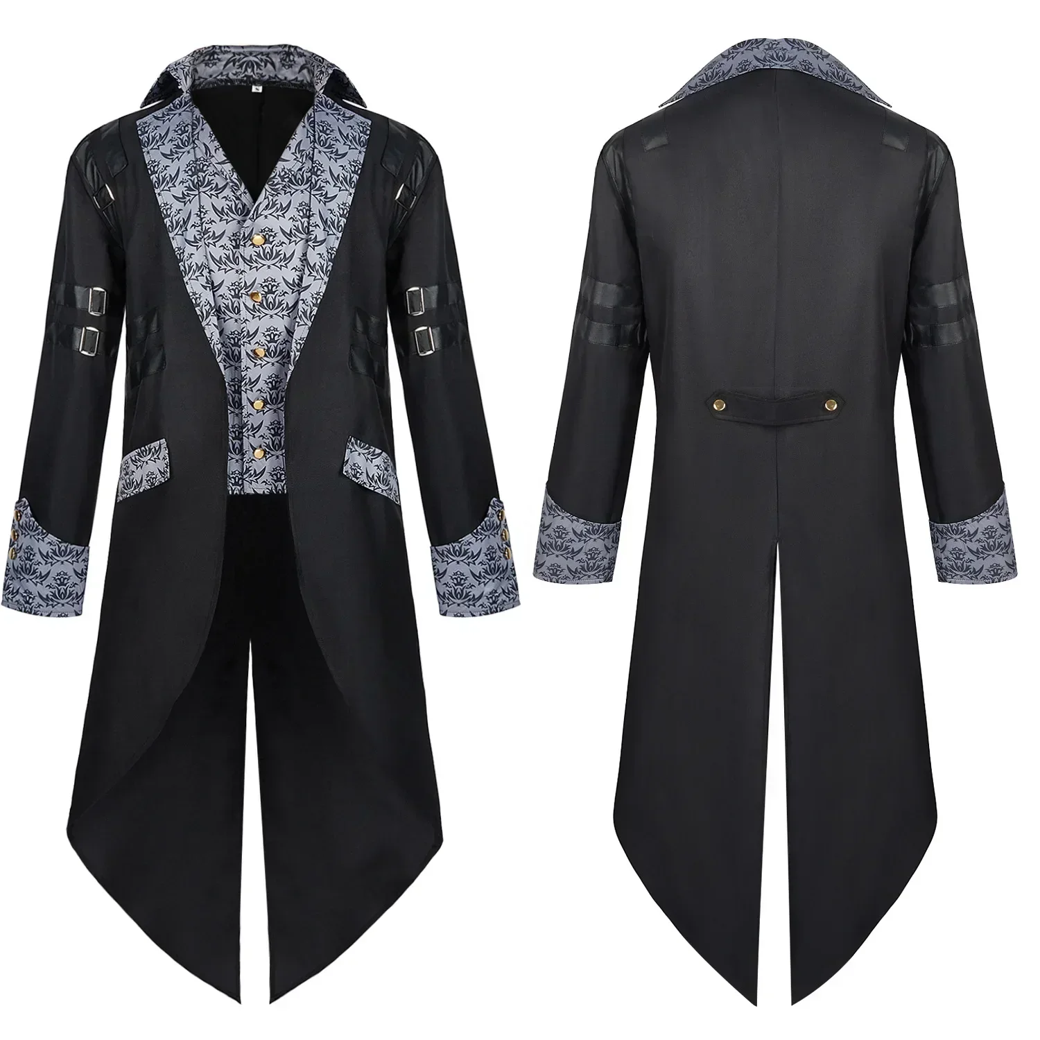 New Gothic Steampunk Retro Tail Suit Victorian Men's Coat
New Gothic Steampunk Retro Tail Suit Victorian Men's Coat