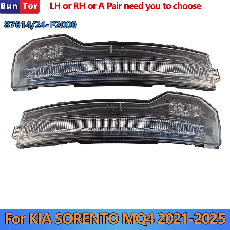 Outside Mirror Signal LED Lamp For KIA SORENTO 2021 2022 2023 2024 2025#87614/24-P2000 Wing Mirror Turn Signal Lamp
Outside Mirror Signal LED Lamp For KIA SORENTO 2021 2022 2023 2024 2025#87614/24-P2000 Wing Mirror Turn Signal Lamp