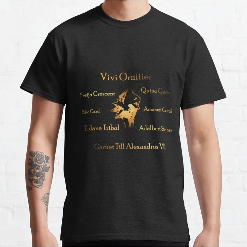 Our Dream Team! Final Fantasy Gift t shirt for RPG gamer 100% cotton tee Men's Short Sleeve Graphic Clothes All size tops
Our Dream Team! Final Fantasy Gift t shirt for RPG gamer 100% cotton tee Men's Short Sleeve Graphic Clothes All size tops