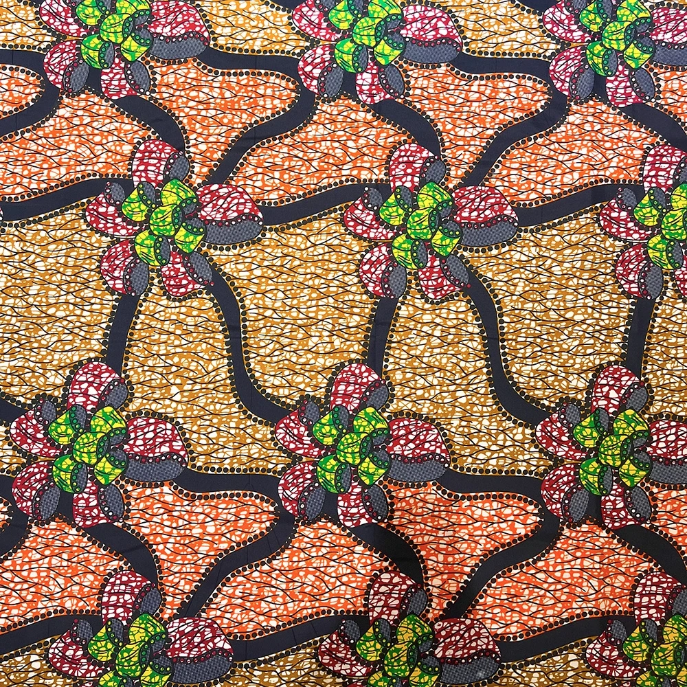 1pc 6 yards Fabric 5.48meter African Wax Fabric,Ghana Kente Design African Printed Wax Fabric Nigeria Ankara Kitenge Pagnes
1pc 6 yards Fabric 5.48meter African Wax Fabric,Ghana Kente Design African Printed Wax Fabric Nigeria Ankara Kitenge Pagnes