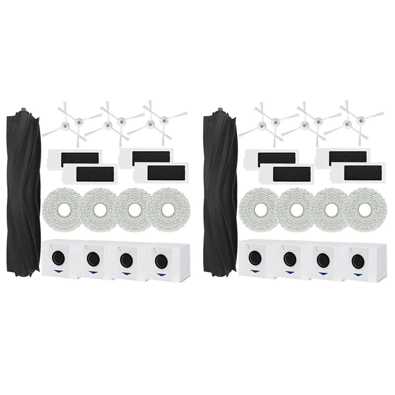 ABAH-2 Set For Ecovacs Deebot T20 OMNI, T20e OMNI Robot Vacuum Cleaner Main Side Brush HEPA Filters Dust Bags Mop Cloth Parts
ABAH-2 Set For Ecovacs Deebot T20 OMNI, T20e OMNI Robot Vacuum Cleaner Main Side Brush HEPA Filters Dust Bags Mop Cloth Parts