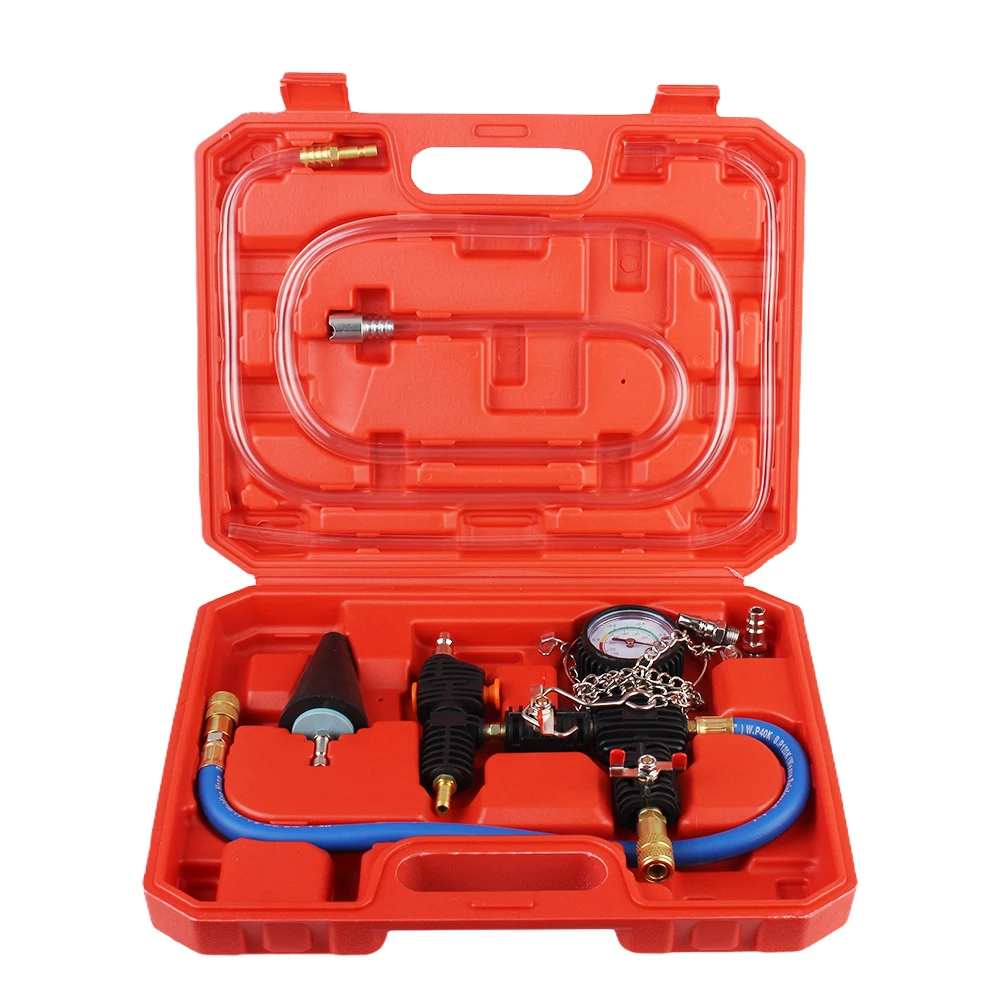Car Radiator Coolant System Vacuum Purge Coolant Refill Tool Kit With Adapter Water Antifreeze Changer
Car Radiator Coolant System Vacuum Purge Coolant Refill Tool Kit With Adapter Water Antifreeze Changer