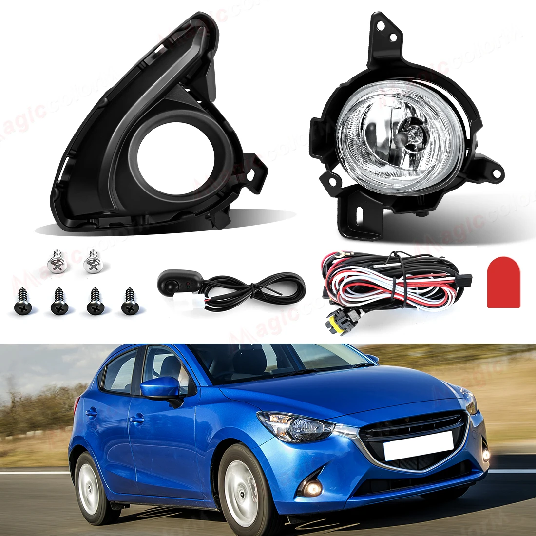 DLAA Fog Lamps For Mazda 2 2015 2016 2017 2018 2019 2020 2021 2022 Car Front Bumper Foglights DRL Daytime Running Lights 12V
DLAA Fog Lamps For Mazda 2 2015 2016 2017 2018 2019 2020 2021 2022 Car Front Bumper Foglights DRL Daytime Running Lights 12V