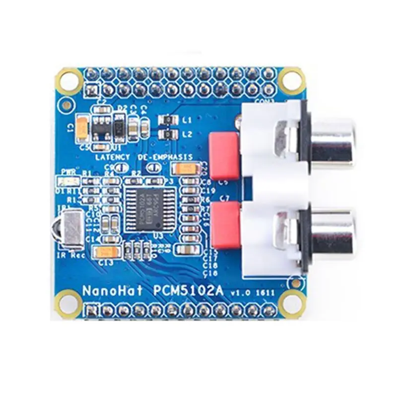 ABZZ-PCM5102A, плата расширения аудиосистемы для Nanopi Neo и Neo Air
ABZZ-PCM5102A, плата расширения аудиосистемы для Nanopi Neo и Neo Air