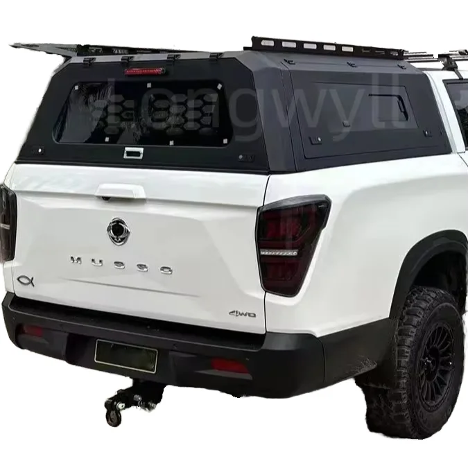 Customized Anti-Theft Truck Topper for Ssangyong Musso Lightweight Rust-Proof Camper Shell for Off-Road Use
Customized Anti-Theft Truck Topper for Ssangyong Musso Lightweight Rust-Proof Camper Shell for Off-Road Use