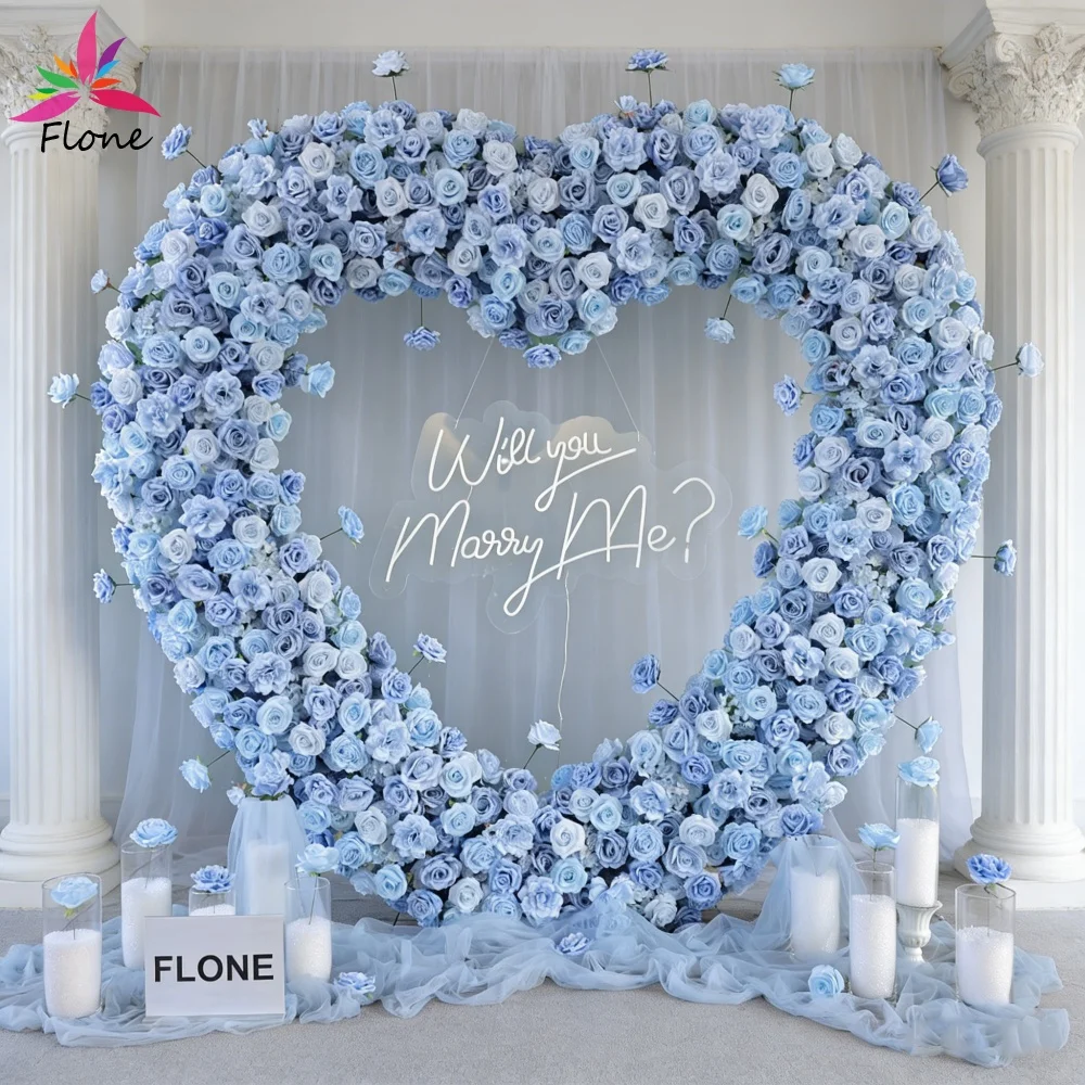 Blue Heart-Shaped Artificial Flower Arrangement - Perfect for Proposal Planning Decor & Romantic Event Backdrop Props FL3006
Blue Heart-Shaped Artificial Flower Arrangement - Perfect for Proposal Planning Decor & Romantic Event Backdrop Props FL3006