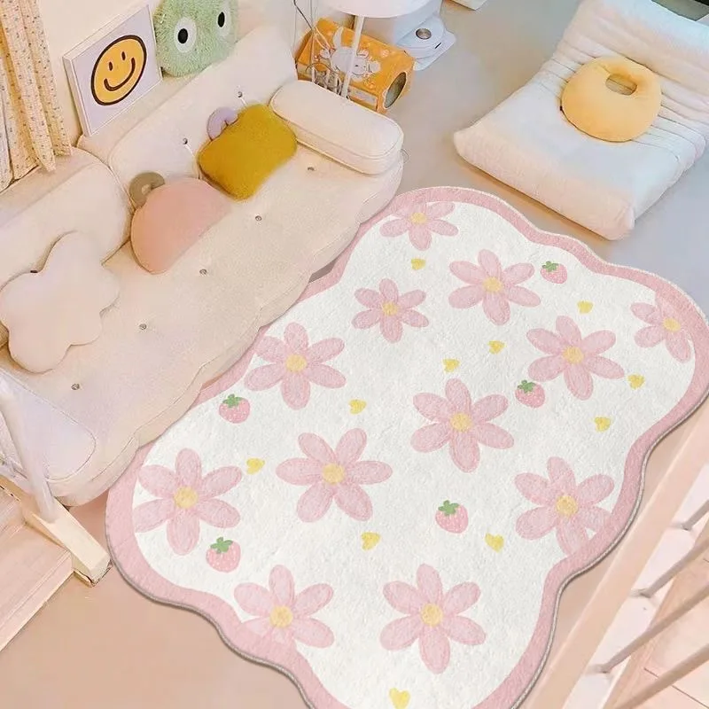 VIKAMA Розовый ковер для спальни Girly Breeze Плюшевый коврик для кровати Гостиная Диван Коврик Журнальный столик Подушка Домашний декор
VIKAMA Розовый ковер для спальни Girly Breeze Плюшевый коврик для кровати Гостиная Диван Коврик Журнальный столик Подушка Домашний декор