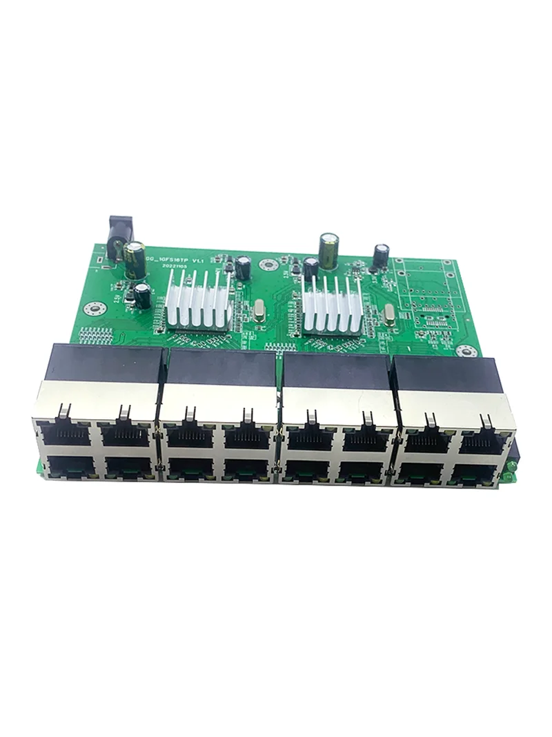 Ethernet 16 Port Gigabit Switch, 5V-12V Wide Voltage Design, Used for Network Data Expansion
Ethernet 16 Port Gigabit Switch, 5V-12V Wide Voltage Design, Used for Network Data Expansion