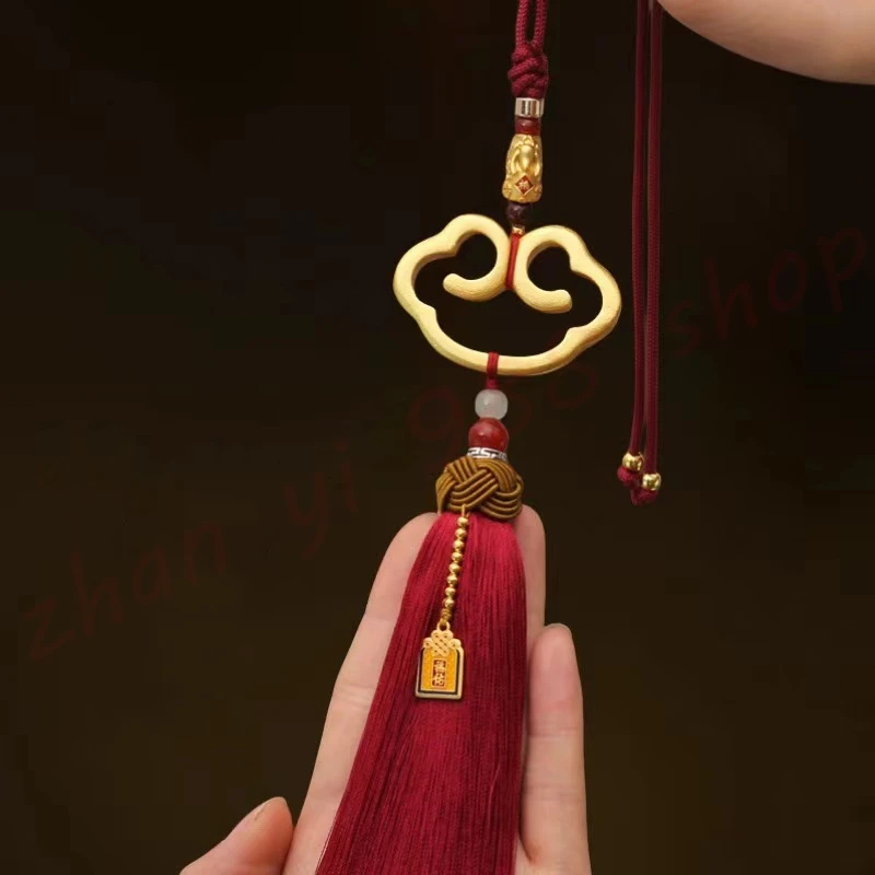 Brass Ruyi car pendant, auspicious small pendant, men's and women's car interior decoration
Brass Ruyi car pendant, auspicious small pendant, men's and women's car interior decoration