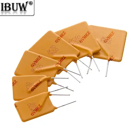 10PCS 0.9A 1.1A 1.35A Pptc Fuse 4A 5A 6A 7A 8A 9A 10A Jk30 Plug In Self Resettable Fuse Ruef 30V 1.5A 1.6A 1.85A 2A 2.5A 3A