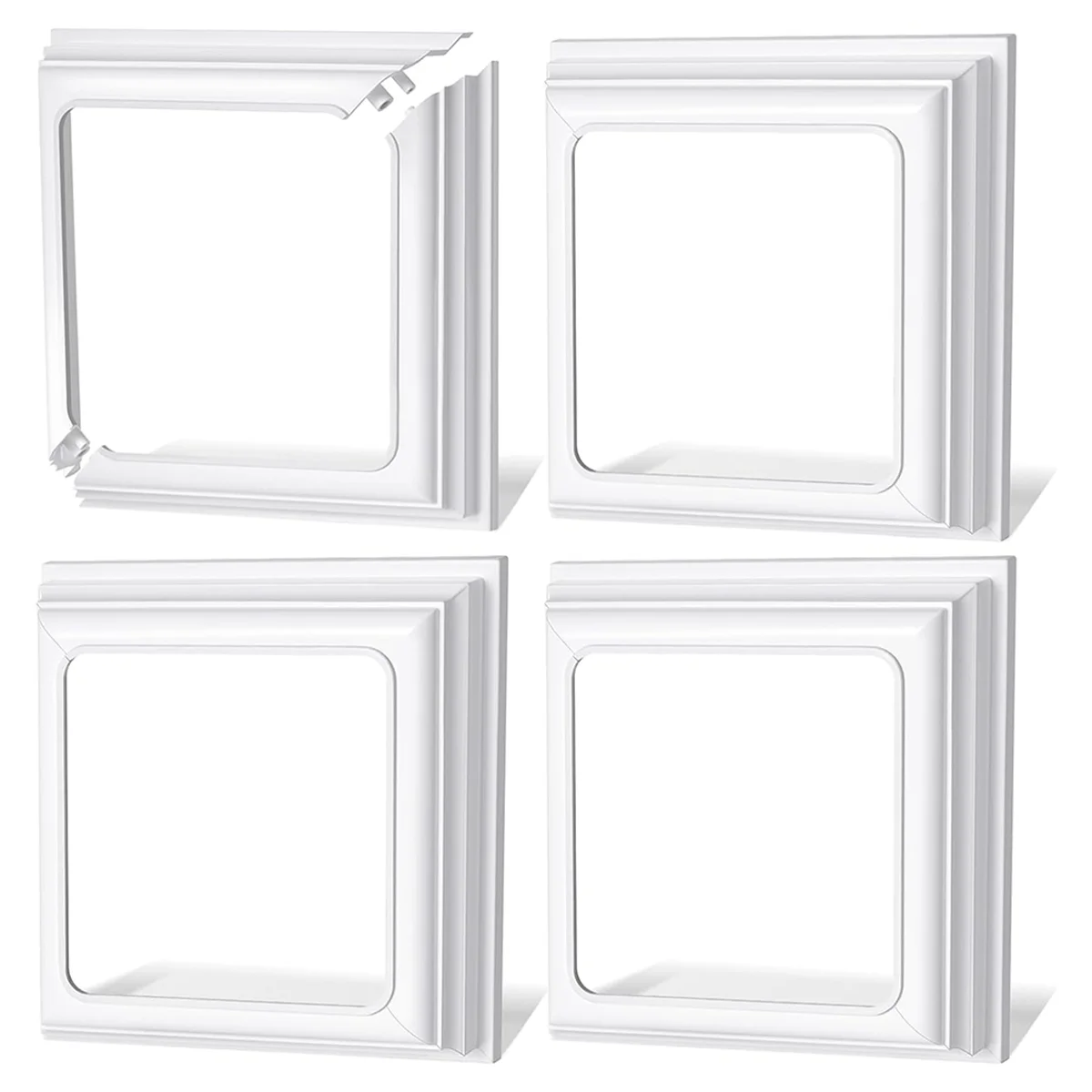 A04I 4x4Inch Vinyl Post Skirt-White Post Base Cover Trim for Wood and Vinyl Posts,Deck and Porch Column,Stair Rails-Set of 4
A04I 4x4Inch Vinyl Post Skirt-White Post Base Cover Trim for Wood and Vinyl Posts,Deck and Porch Column,Stair Rails-Set of 4