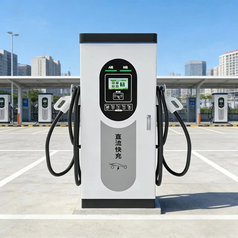 DC EV Charger Station 120kW DC Fast Charger EV Dual Connectors DC Fast Charging Station 380V 250A Smart App Control Customizable
DC EV Charger Station 120kW DC Fast Charger EV Dual Connectors DC Fast Charging Station 380V 250A Smart App Control Customizable