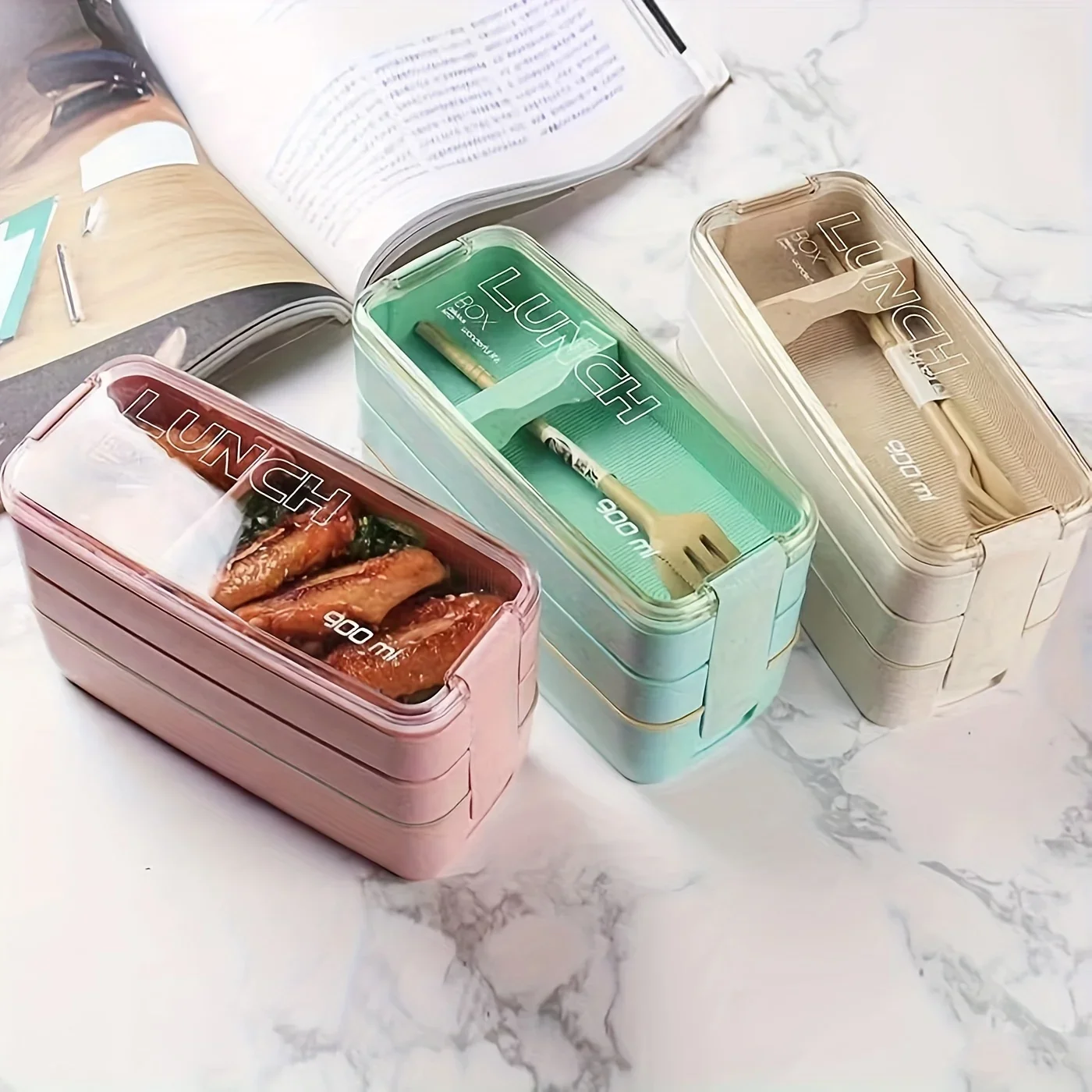 3 Layer Lunch Box Healthy Material Lunchbox for Kids Bento Box Microwave Safe Food Container with Handle Free Shipping 900ML
3 Layer Lunch Box Healthy Material Lunchbox for Kids Bento Box Microwave Safe Food Container with Handle Free Shipping 900ML