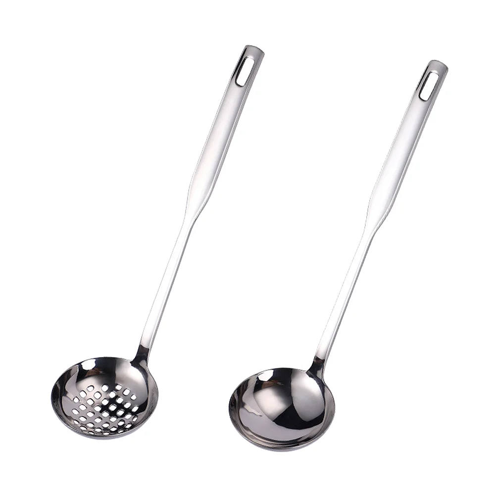 2 Pcs Whisk Long Handle Scoop Soup Ladle Stainless Steel Spoon Food Serving Silver
2 Pcs Whisk Long Handle Scoop Soup Ladle Stainless Steel Spoon Food Serving Silver