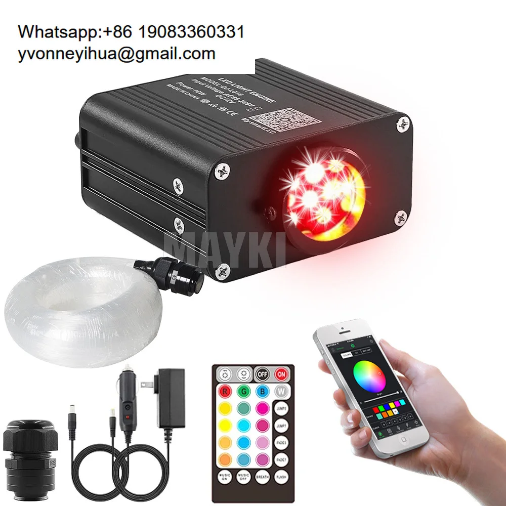 16W RGBW Twinkle Lighting Fiber Optic Kit 600 Pcs Starlight Headliner Optics Fibre For Car
16W RGBW Twinkle Lighting Fiber Optic Kit 600 Pcs Starlight Headliner Optics Fibre For Car