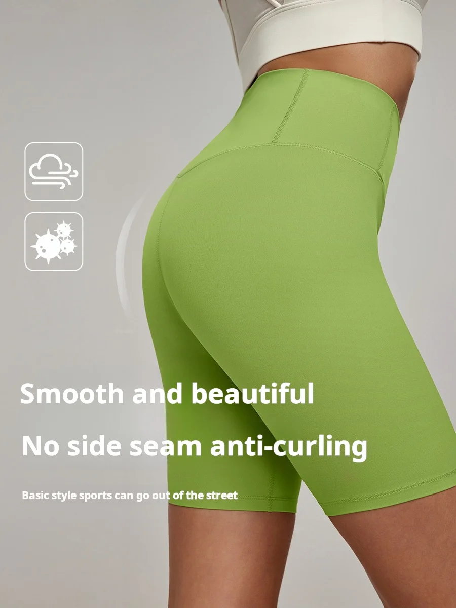 Naked Lycra Sports Shorts for Women, Seamless 7A Antibacterial Fitness Yoga Pants on Side, Outdoor Back waist Pocket
Naked Lycra Sports Shorts for Women, Seamless 7A Antibacterial Fitness Yoga Pants on Side, Outdoor Back waist Pocket