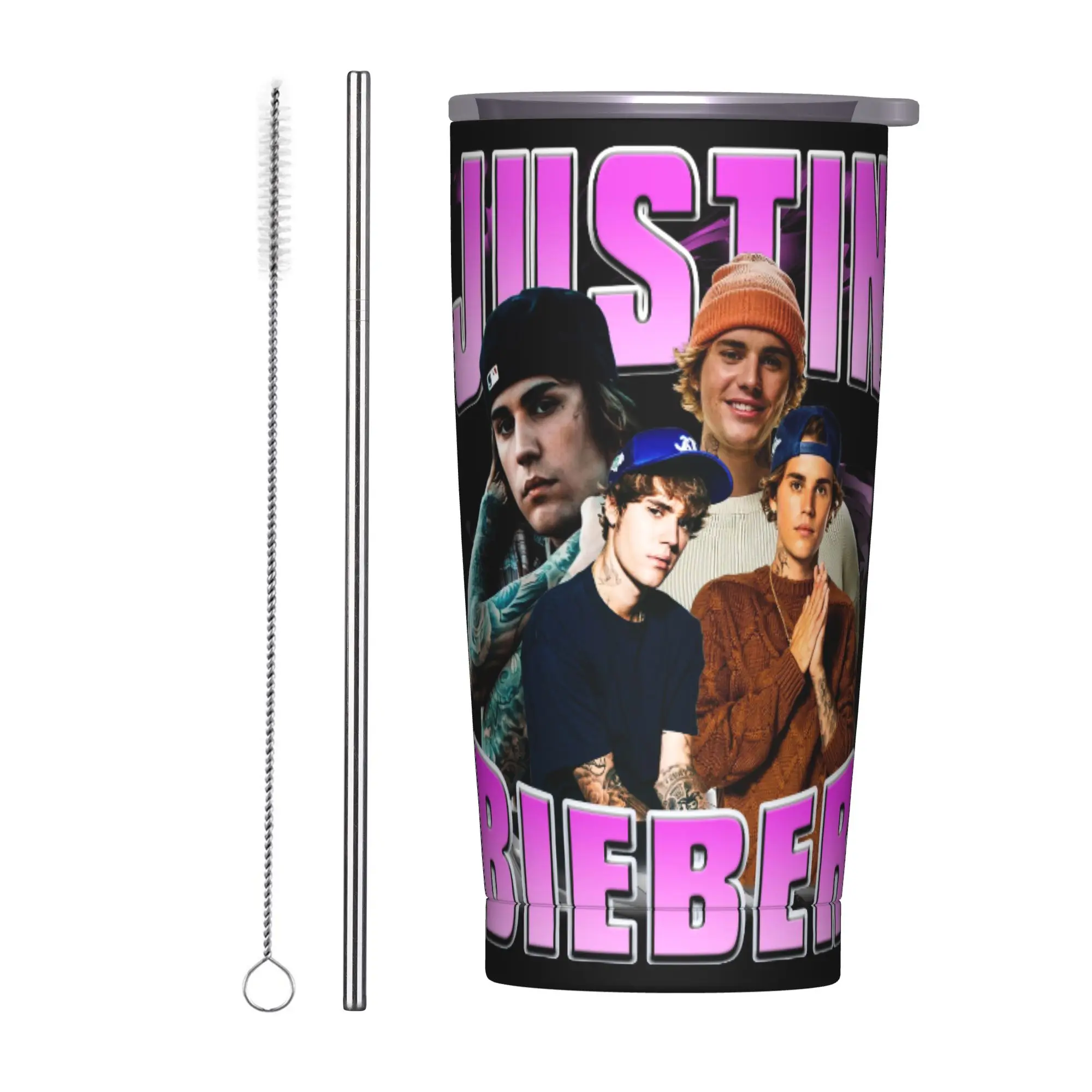 Justin Bieber Music Singer Insulated Tumbler With Straws and Lid Tags Vacuum Thermal Cup Spill Proof Double Water Bottle 20oz
Justin Bieber Music Singer Insulated Tumbler With Straws and Lid Tags Vacuum Thermal Cup Spill Proof Double Water Bottle 20oz