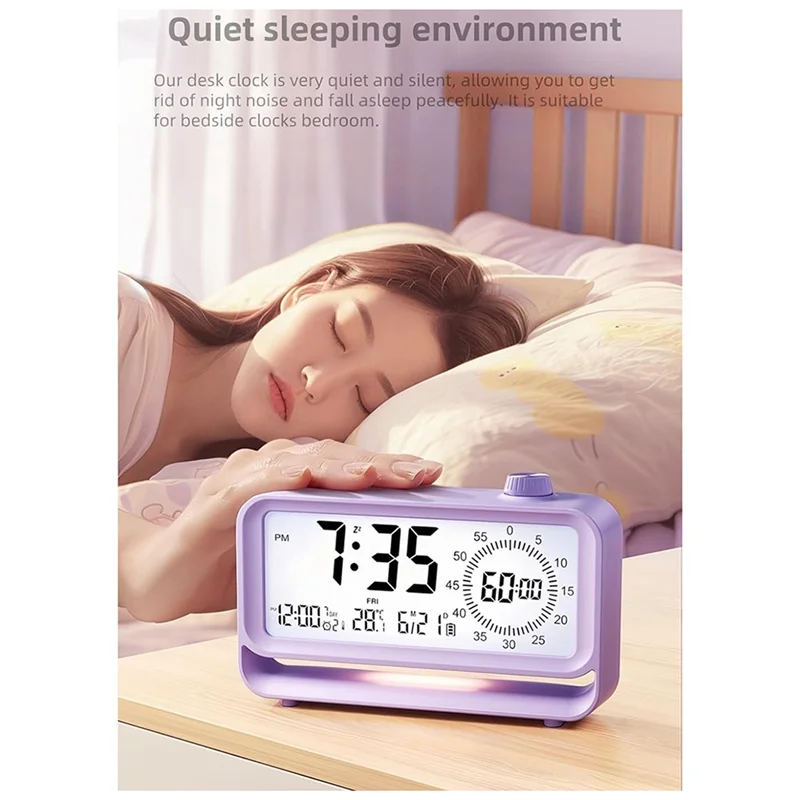 ABWZ-LED Time Reminder Digital Clock With Luminous Dial For Teaching And Time Management B
ABWZ-LED Time Reminder Digital Clock With Luminous Dial For Teaching And Time Management B