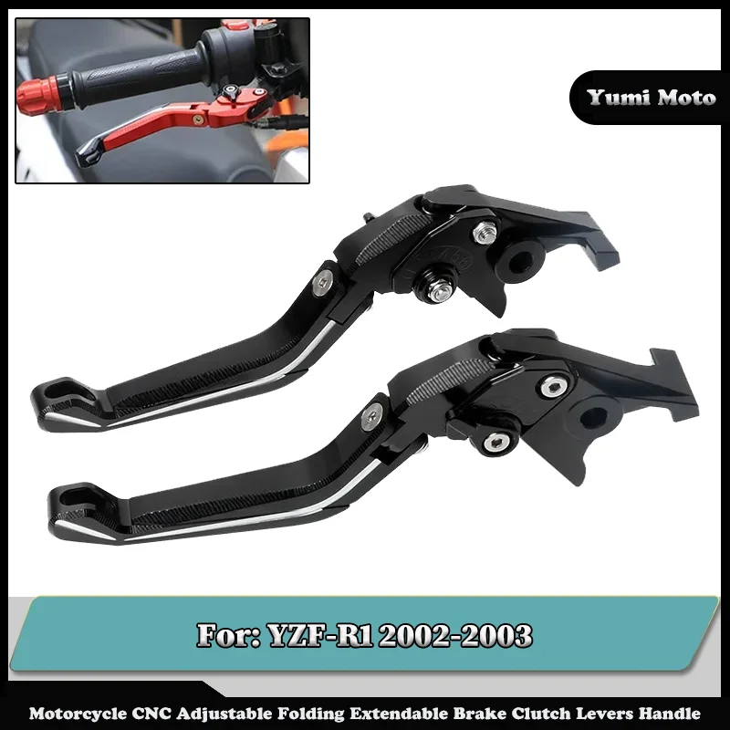 NEW Motorcycle Folding Adjustable Brake Clutch Levers Handlebar Grips Motorcycle Parts For YAMAHA YZFR1 YZF-R1 2002-2003
NEW Motorcycle Folding Adjustable Brake Clutch Levers Handlebar Grips Motorcycle Parts For YAMAHA YZFR1 YZF-R1 2002-2003