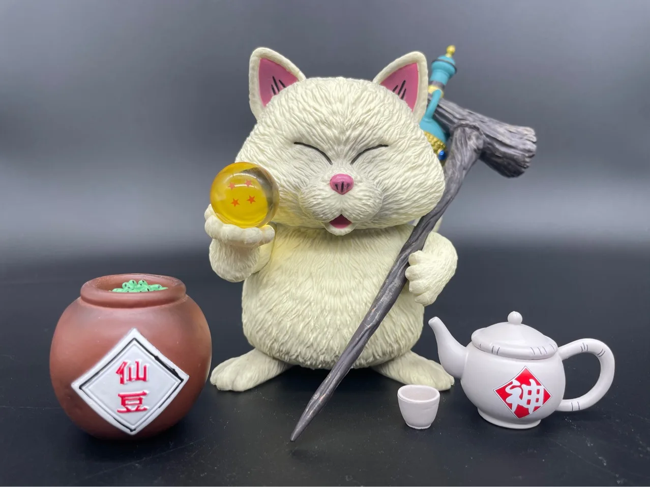 10cmDRAGON BALL KORIN TOWER STATUE - KARIN CAT SAGE WITH SENZU BEANS POT & HOLY WATER Pvc Action Figures Statue Collection Model
10cmDRAGON BALL KORIN TOWER STATUE - KARIN CAT SAGE WITH SENZU BEANS POT & HOLY WATER Pvc Action Figures Statue Collection Model