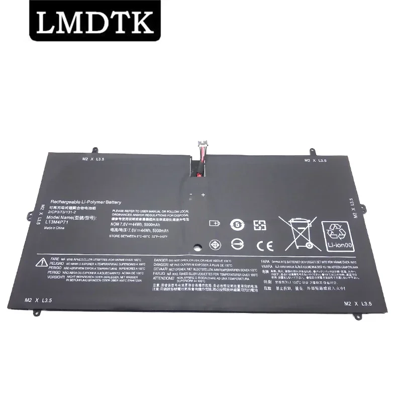 LMDTK Новый L13M4P71 Аккумулятор для ноутбука Lenovo Yoga 3 Pro 1370 Series 1370-80HE Pro-5Y71 Pro-I5Y51 Pro-I5Y70 L14S4P71
LMDTK Новый L13M4P71 Аккумулятор для ноутбука Lenovo Yoga 3 Pro 1370 Series 1370-80HE Pro-5Y71 Pro-I5Y51 Pro-I5Y70 L14S4P71