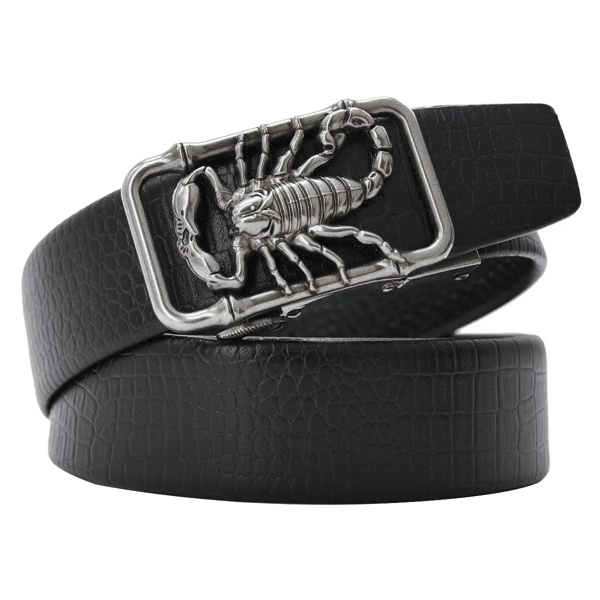 Metal Scorpion Shape 3D Buckle Belts Men Leather Luxury Brand Automatic Buckle Punk Belt Male Quality Designer Belt Animal 2024
Metal Scorpion Shape 3D Buckle Belts Men Leather Luxury Brand Automatic Buckle Punk Belt Male Quality Designer Belt Animal 2024