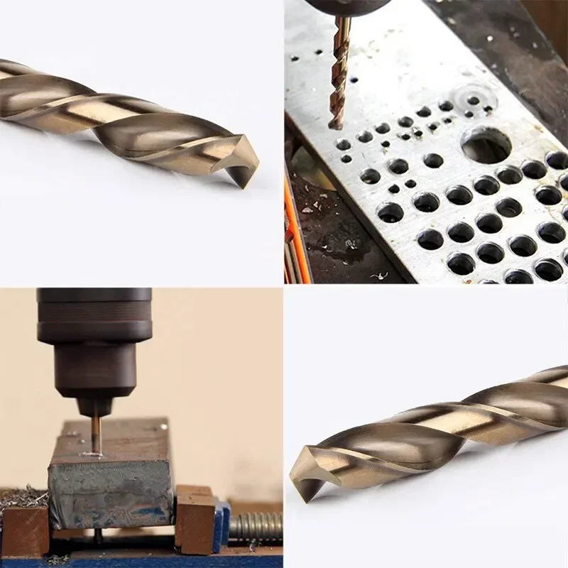 1.5-10mm High Speed Steel Full Grinding Hole Opening Tool Set 15pc M35 Cobalt Contain Roasted Yellow Straight Shank Twist Drill
1.5-10mm High Speed Steel Full Grinding Hole Opening Tool Set 15pc M35 Cobalt Contain Roasted Yellow Straight Shank Twist Drill